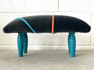 Celie the recycled footstool